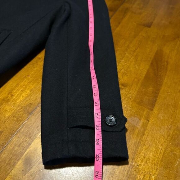 Michael Kors Mens Black Wool Blend Coat Jacket Lined Professional Size Large - Picture 9 of 9